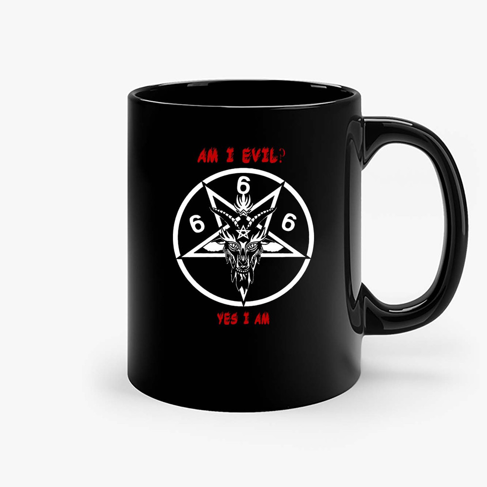 am i evil yes i am diamond head satan lavey heavy metal black sabbath slogan goats head metallica 12607.1696907208 - Metallica Band Merch