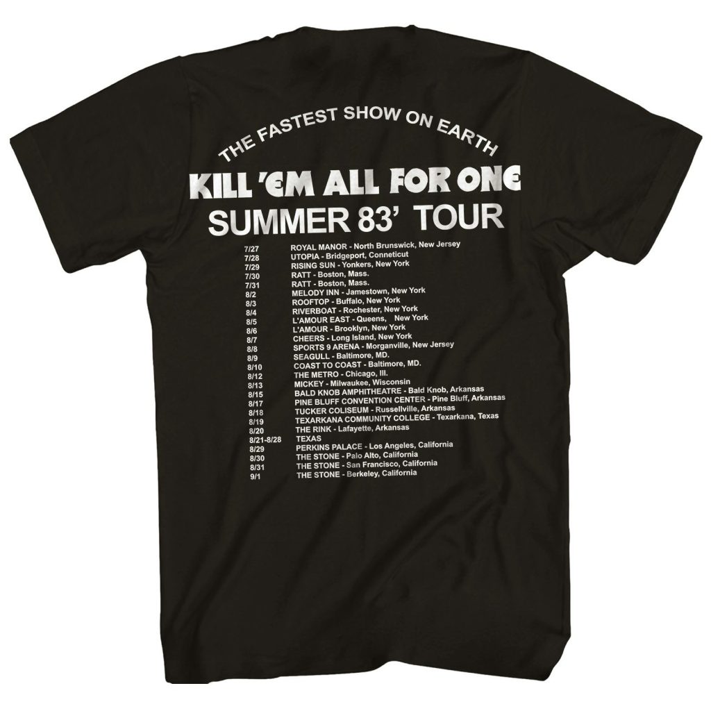 ekF5FHzOMetallica Kill Em All Tour Back - Metallica Band Merch