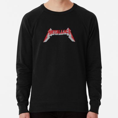 ssrcolightweight sweatshirtmensblack lightweight raglan sweatshirtfrontsquare productx1000 bgf8f8f8 2 - Metallica Band Merch