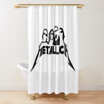 urshower curtain closedsquare1000x1000.1 14 - Metallica Band Merch