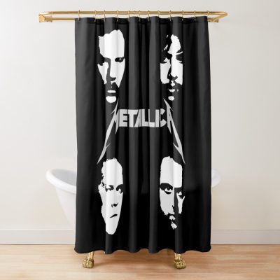 urshower curtain closedsquare1000x1000.1 18 - Metallica Band Merch