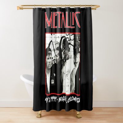 urshower curtain closedsquare1000x1000.1 23 - Metallica Band Merch